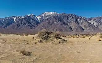Olancha Peak von Osten aus dem Owens Valley