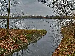 Zufluss Zitzstaudengraben an der Südseite