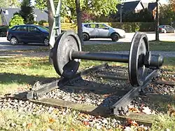 Ehem. Bahnübergang in Oldau