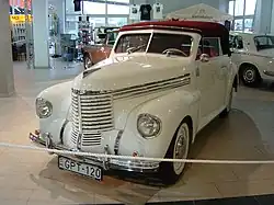 Das Opel-Kapitän-Cabriolet wurde nach dem Krieg nicht mehr produziert