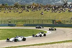 Foto eines F3000-Rennens