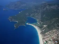 Ansicht von Ölüdeniz mit Lagune