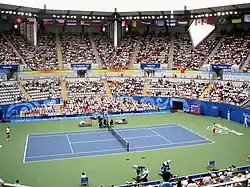 Das National Tennis Center Beijing mit seinem Hauptplatz Diamond Court, der Schauplatz der China Open