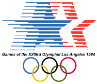 Logo der Olympischen Sommerspiele 1984