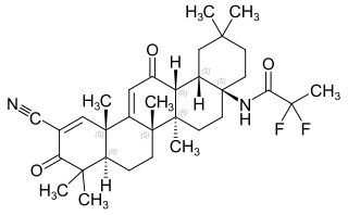 Strukturformel von Omaveloxolon