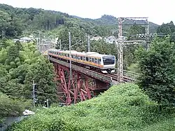 Brücke über den Hiramizo zwischen Futamatao und Ikusabata