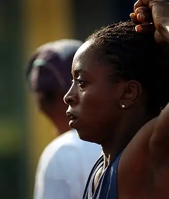 Lade Akinremi bei den Militärweltspielen 2003 in Catania