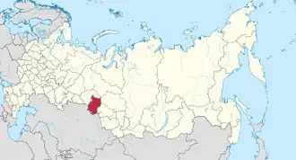 Lage innerhalb Russlands