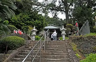 Treppe zum Tempel