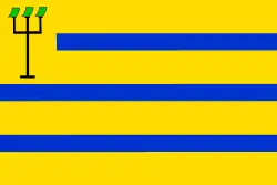Flagge der Gemeinde Oostzaan