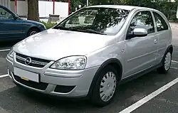 Opel Corsa Dreitürer (2003–2006)