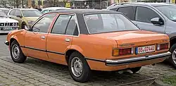 Opel Rekord mit Vinyldach