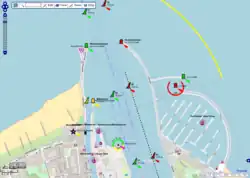 Seekarte (OpenSeaMap)