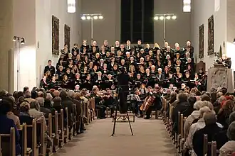 Aufführung der Großen Messe c-Moll von W.A. Mozart in der Franziskanerkirche Würzburg, 2015