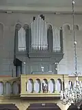 Prospektansicht der Orgel nach dem zweiten Umbauschritt (2014)