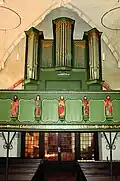 Ansicht der Orgel auf der Empore der Stuhrer Kirche