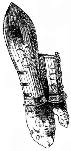 Orientalischer Panzerhandschuh, von Wendelin Boeheim