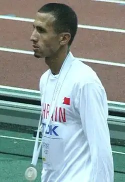 Rashid Ramzi – 2005 Doppelweltmeister auf den Mittelstrecken und hier zuvor Zweiter über 1500&nbsp;Meter – Rang acht in 1:47,71&nbsp;min