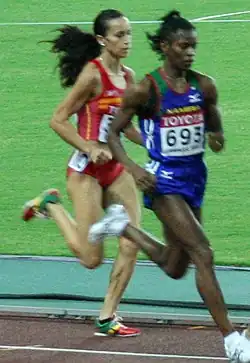 Agnes Samaria (rechts), Platz sechs und Iris Fuentes-Pila, Platz&nbsp;zehn