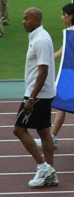 Frank Fredericks, vielfacher Medaillengewinner und 1993 Weltmeister, erreichte zwar das Finale, trat jedoch dort nicht mehr&nbsp;an