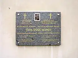 Erinnerung an Vasil Hopko