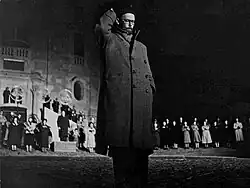 Oskar Eberle im Welttheater Einsiedeln, Aufführung 1950