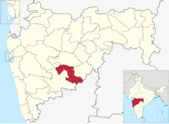 Lagekarte des Distrikts