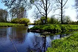 Mündung des Oste-Hamme-Kanals in die Oste