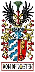 Wappen derer von der Osten, Grafik von Otto Hupp