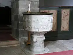 Taufstein, Ende des 12.&nbsp;Jahrhunderts