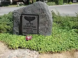 Gedenkstein in Derwitz