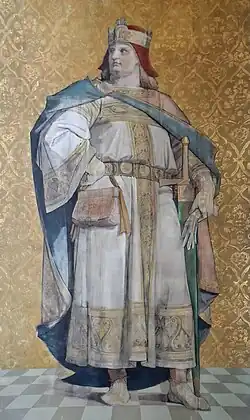 Wandbild Otto des Reichen in der Albrechtsburg