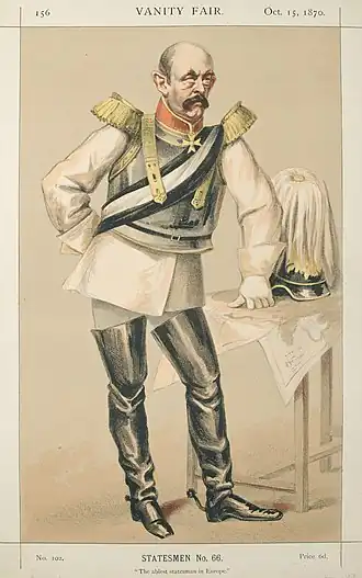 Otto von Bismarck, von James Tissot, Ausgabe vom 15.&nbsp;Oktober 1870
