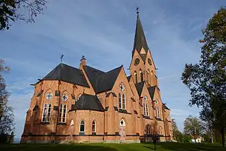 Neue Kirche (Ovikens nya kyrka) von 1905