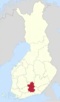 Lage in Finnland