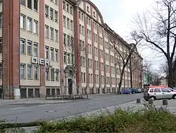 Das Fabrikgebäude von Bing in der Nürnberger Stephanstraße, inzwischen Sitz der Diehl Unternehmensgruppe
