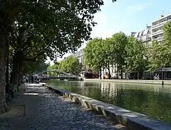 Quai de Jemmapes am Canal Saint-Martin im Osten des Quartier