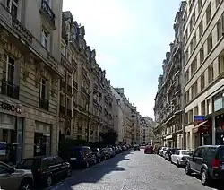 Rue Raynouard von der Place de Costa Rica