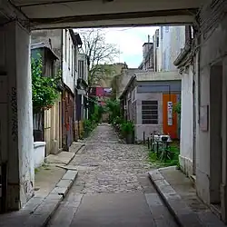 Hinterhaus-Passage in der Rue Oberkampf