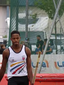 Alioune Sene Rang vierzehn mit&nbsp;5,45&nbsp;m