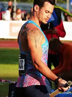 Kévin Menaldo Rang zehn mit 5,45&nbsp;m