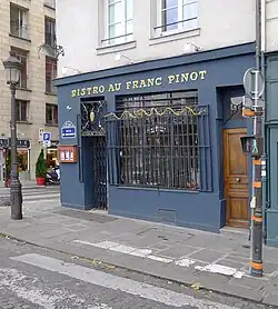 Das Gitter des Au Franc Pinot[5]