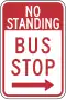 Standverbot – Bus stoppt hier (Philadelphia)