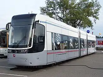 Fahrzeug für Moskau auf der InnoTrans 2014