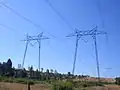 Seilverspannte 500-kV-Portale in Nordkalifornien