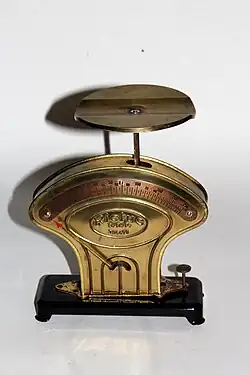 Neigungs-Briefwaage „Rictus“, um 1920