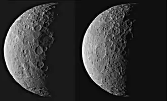 Ceres-Halbphase 40.000&nbsp;km Abstand 25. Februar 2015