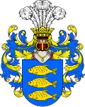 Wappen der polnischen Korzbok (Korbog, Korcbok, Kurczbach)