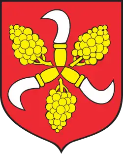 Wappen von Oberglogau (Głogówek), Woiwodschaft Oppeln, Polen