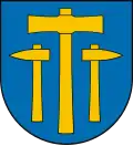 Zweifläche und Setzeisen, Wappen von Wieliczka, Polen